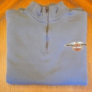 Harley Davidson zip up sweater